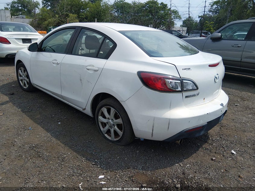 Vin: jm1bl1vg8b1476845, lot: 46220668, mazda mazda3 i touring 20113