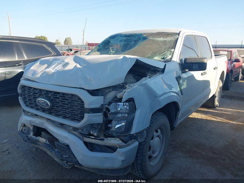 2023 Ford F-150 Xl, Front End, IAAI, VIN 1FTFW1E52PKF16913 — photo 2