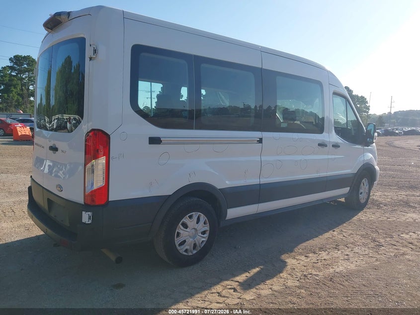 Vin: 1fbax2c81pka53242, lot: 46220673, ford transit-350 passenger van xlt 20234