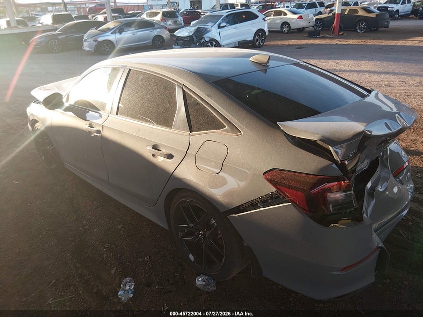 Vin: 2hgfe2f54sh606752, lot: 46220686, honda civic sport 20253