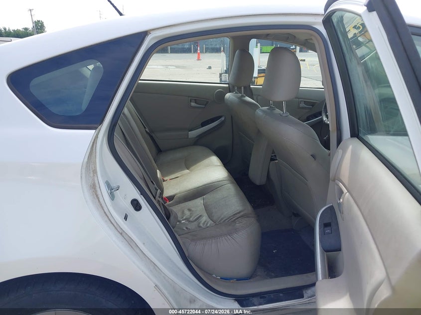 2011 TOYOTA PRIUS HATCHBACK 1.8L I-4 DOHC, VVT, 98HP