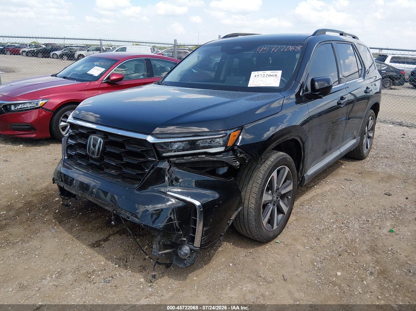 Vin: 5fnyg2h7xpb010218, lot: 46220750, honda pilot 2wd touring 20232