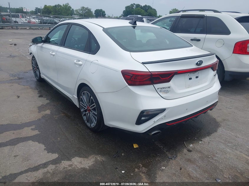 Vin: 3kpf44ac3le144961, lot: 46220752, kia forte gt 20203