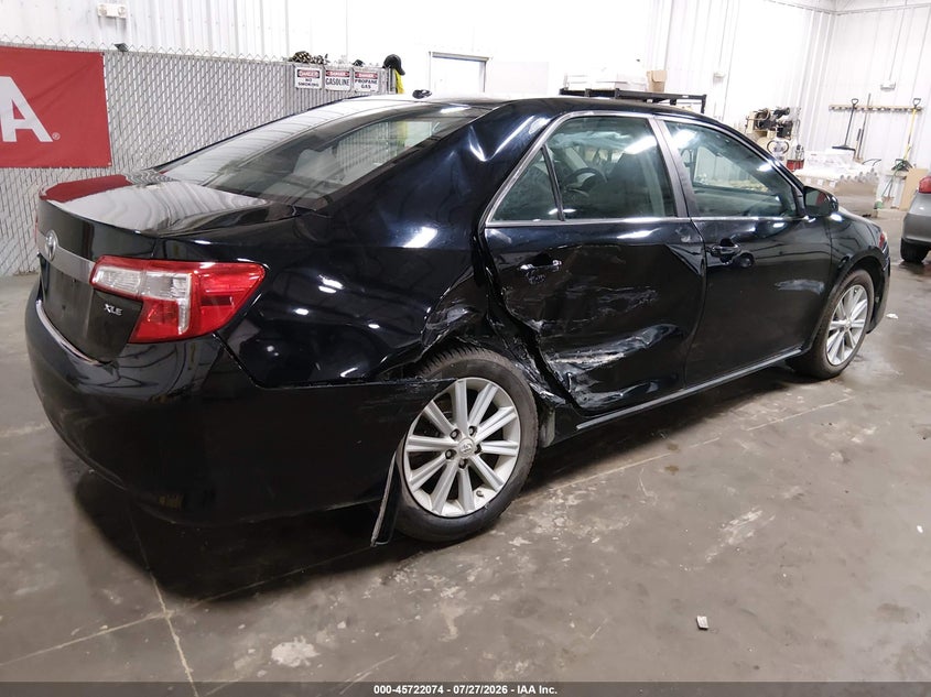 Vin: 4t4bf1fk8cr248260, lot: 46220756, toyota camry xle 20124