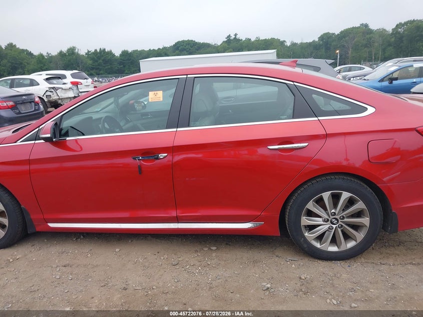 2017 HYUNDAI SONATA SEDAN 2.4L I-4 DI, DOHC, VVT, 185HP