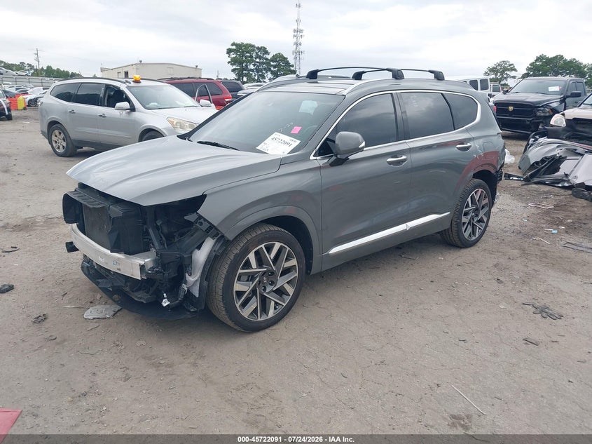 Vin: 5nms54al3ph487568, lot: 46220773, hyundai santa fe calligraphy 20232