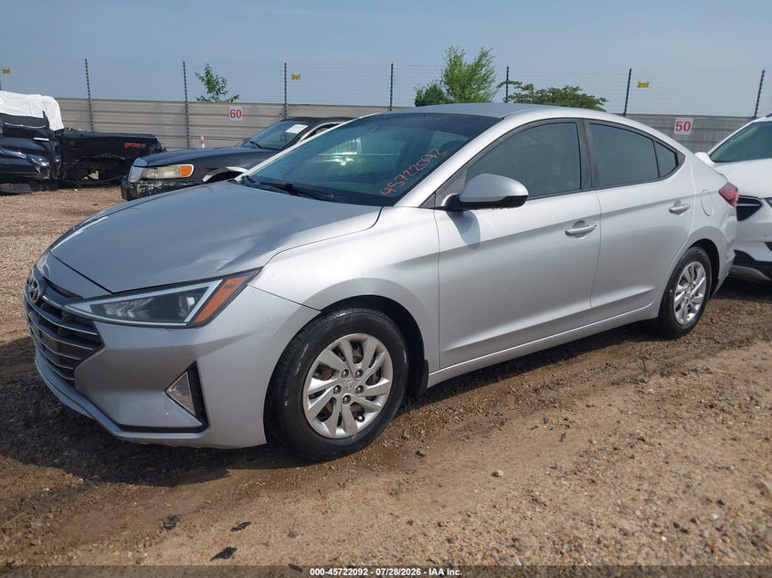 2020 Hyundai Elantra Se, Front End, IAAI, VIN KMHD74LF5LU078674 — photo 2