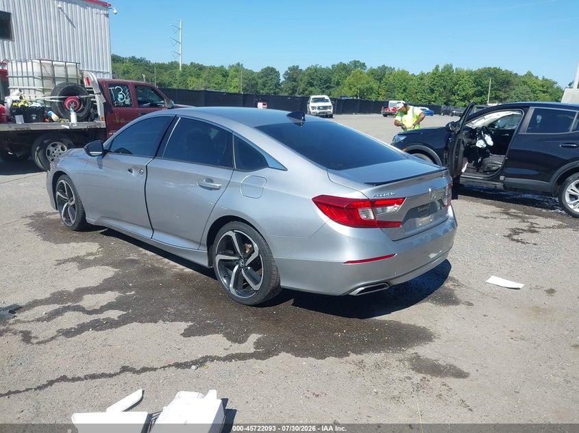 Vin: 1hgcv1f3xma106687, lot: 46220775, honda accord sport 20213