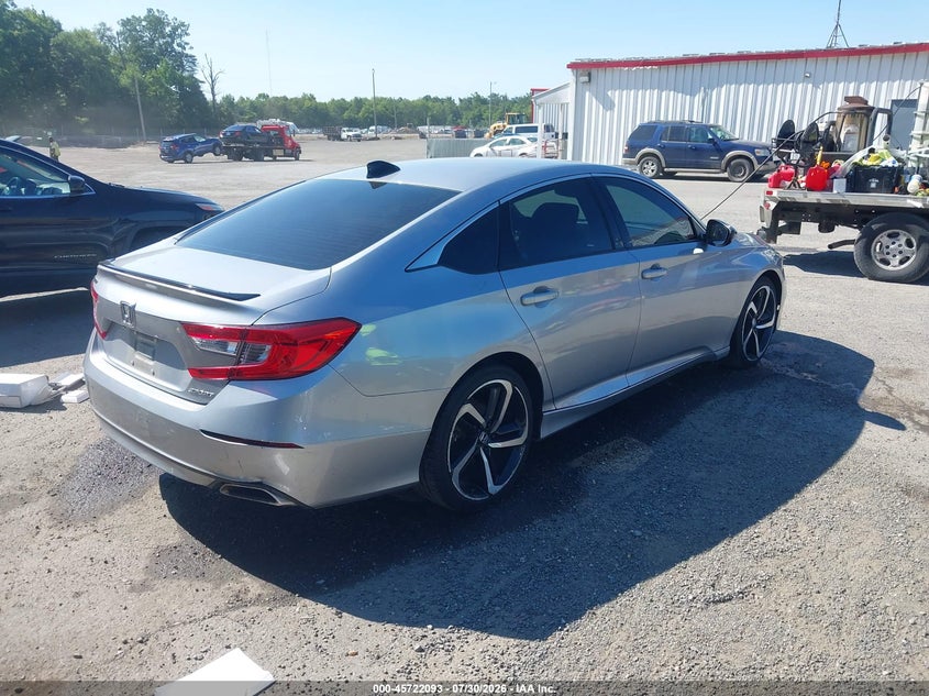 Vin: 1hgcv1f3xma106687, lot: 46220775, honda accord sport 20214