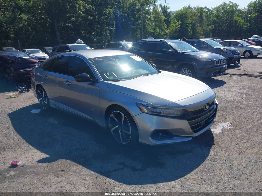 2021 HONDA ACCORD auction photo 1