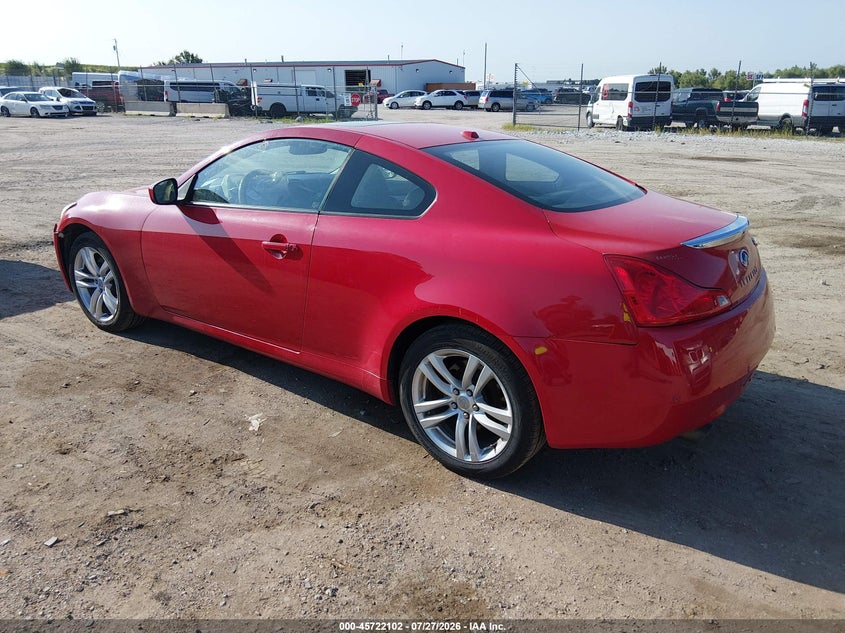 Vin: jn1cv6el1am150300, lot: 46220784, infiniti g37x 20103
