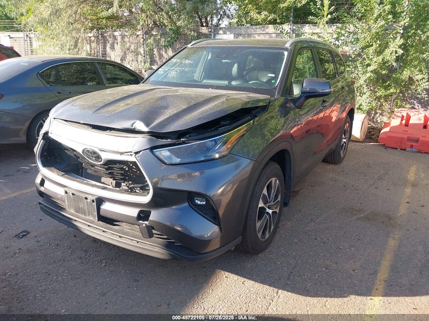 Vin: 5tdkdrbh0ss588633, lot: 46220787, toyota highlander xle 20252