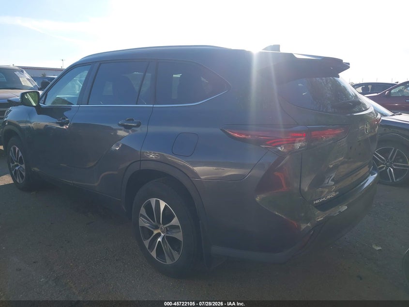 Vin: 5tdkdrbh0ss588633, lot: 46220787, toyota highlander xle 20253
