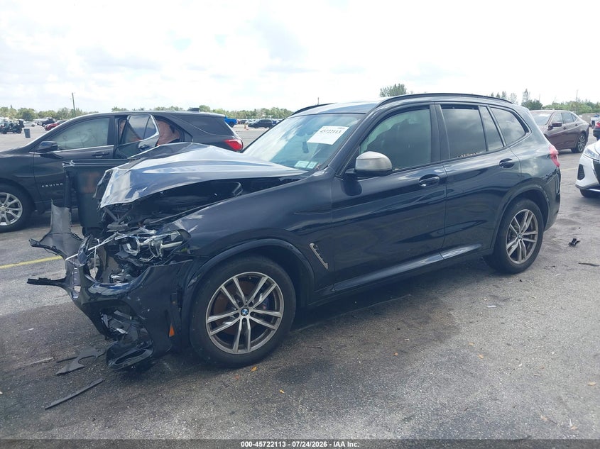 Vin: 5uxts3c51j0y97989, lot: 46220795, bmw x3 m40i 20182