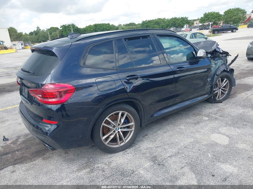 Vin: 5uxts3c51j0y97989, lot: 46220795, bmw x3 m40i 20184