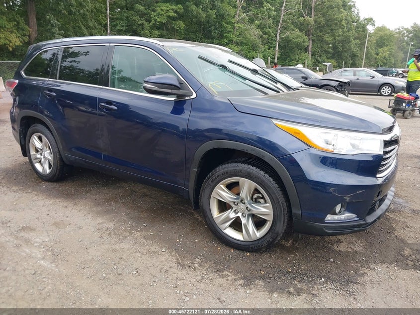 Vin: 5tddkrfhxfs223889, lot: 46220803, toyota highlander limited platinum v6 2015 img_1