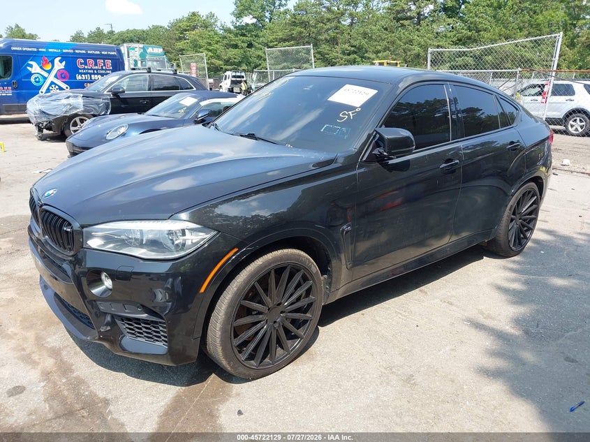 Vin: 5ymkw8c51g0r43271, lot: 46220811, bmw x6 m 20162