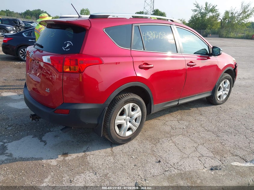 Vin: jtmbfrev3fj047445, lot: 46220835, toyota rav4 le 20154