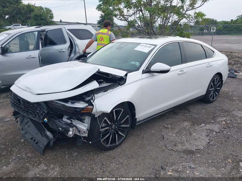 Vin: 1hgcy2f83sa059993, lot: 46220837, honda accord hybrid touring 20252