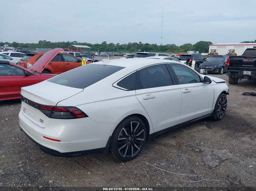 Vin: 1hgcy2f83sa059993, lot: 46220837, honda accord hybrid touring 20254