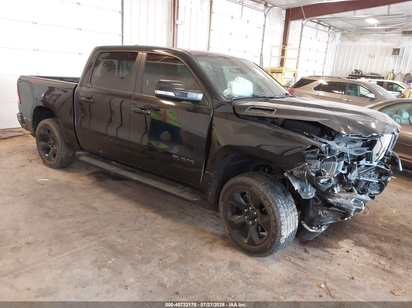 Vin: 1c6rrffg0kn790014, lot: 46220852, ram 1500 big horn/lone star  4x4 5'7 box 2019 img_1