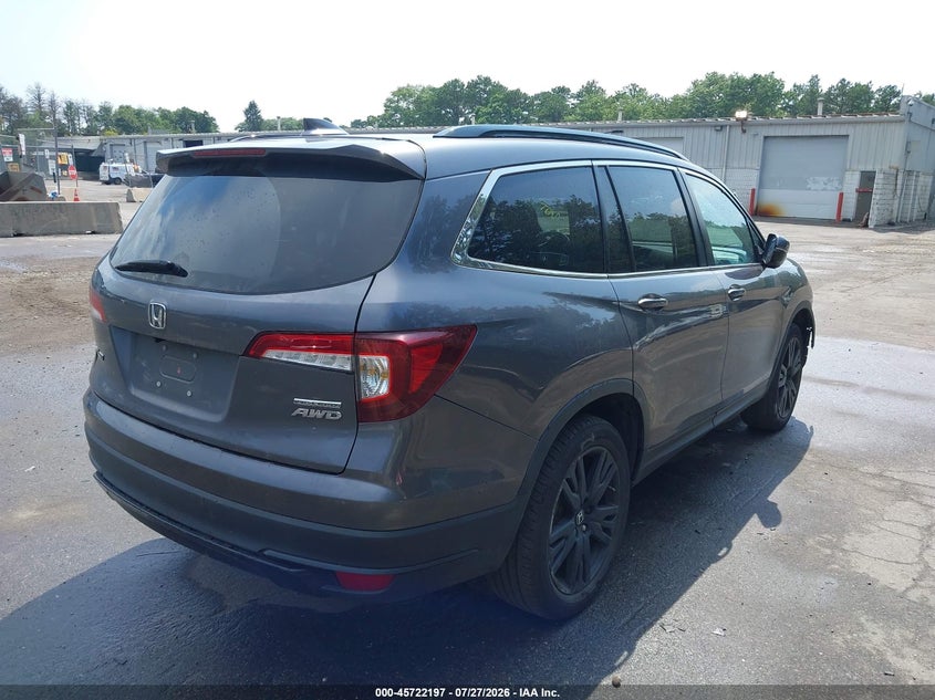 Vin: 5fnyf6h20nb056202, lot: 46220879, honda pilot awd special edition 20224