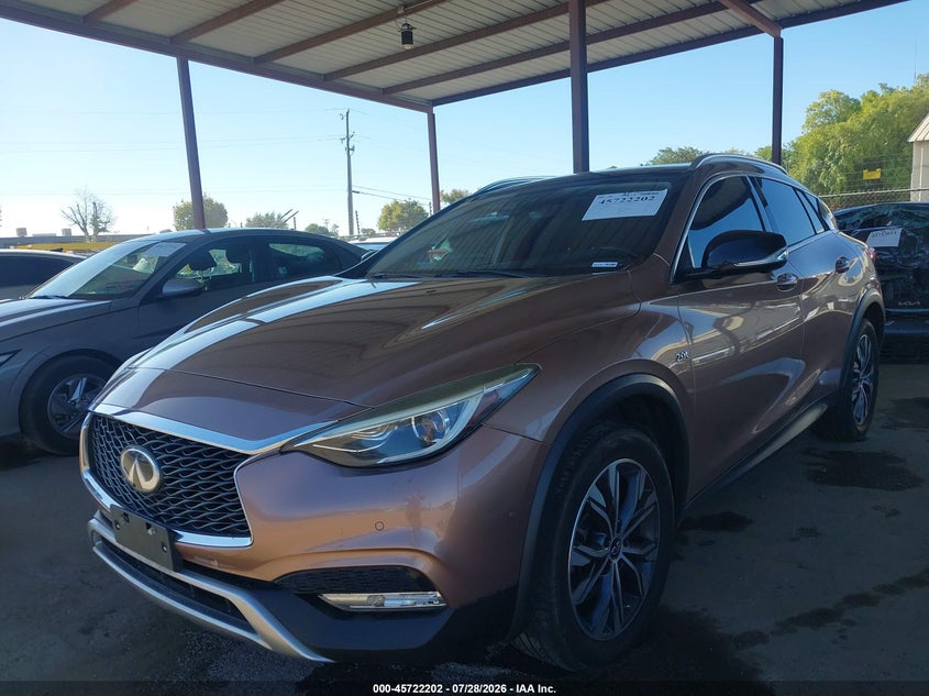 Vin: sjkch5crxja042889, lot: 46220884, infiniti qx30 premium 20182