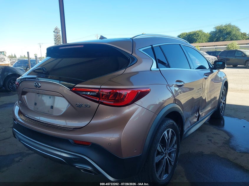 Vin: sjkch5crxja042889, lot: 46220884, infiniti qx30 premium 20184