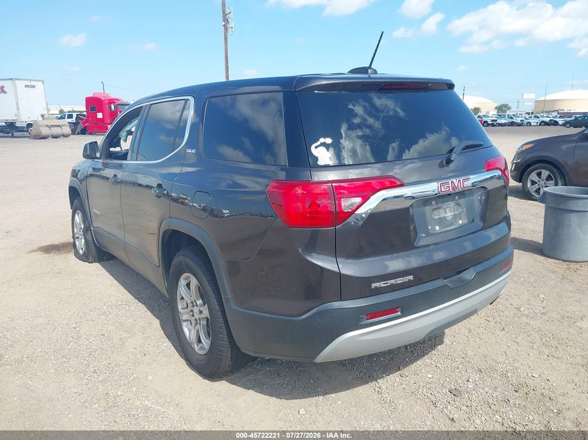 Vin: 1gkknkla4jz119875, lot: 46220903, gmc acadia sle-1 20183