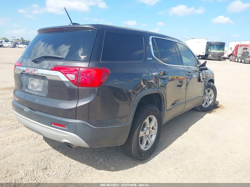 Vin: 1gkknkla4jz119875, lot: 46220903, gmc acadia sle-1 20184