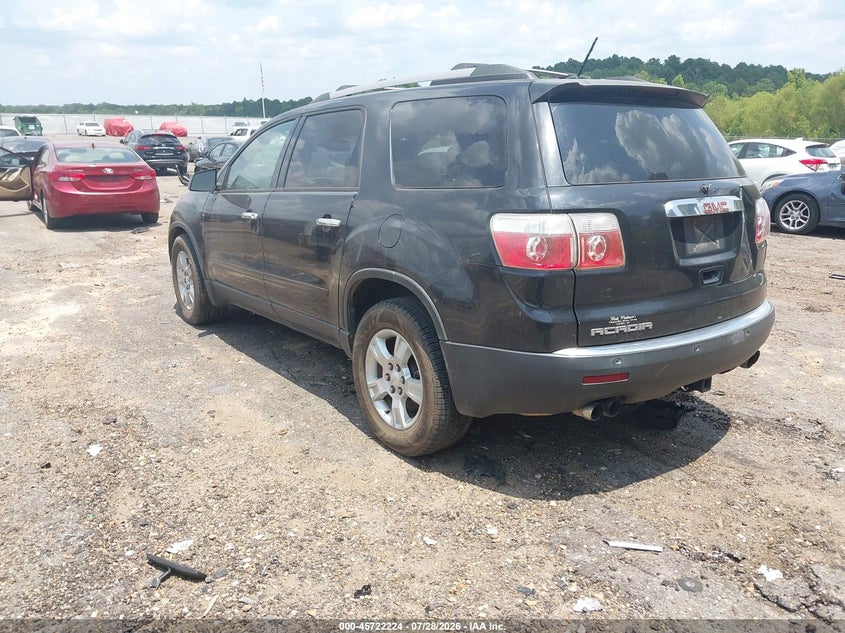 Vin: 1gkkrped2cj139472, lot: 46220906, gmc acadia sle 20123