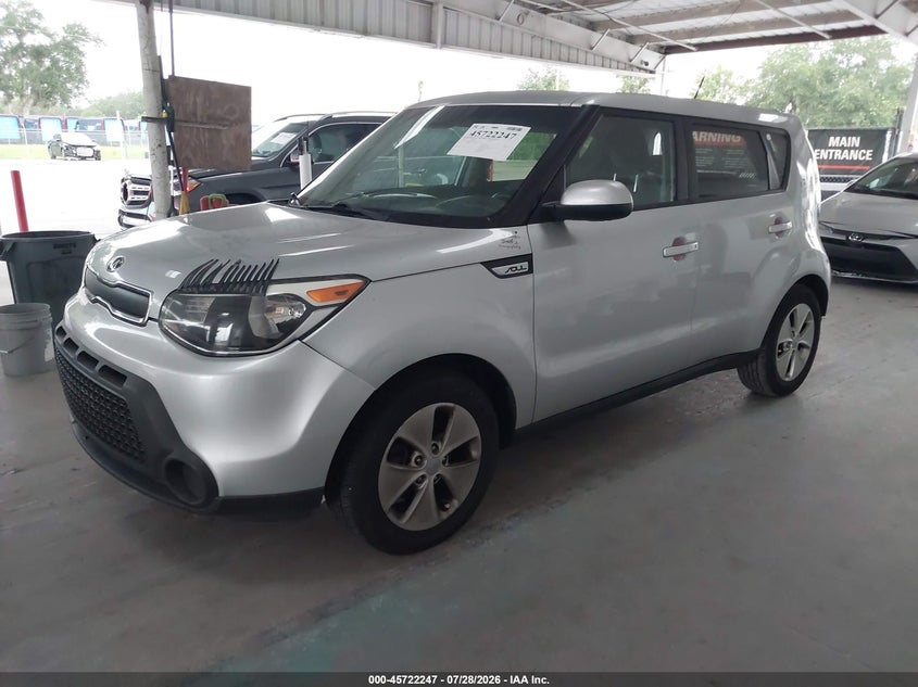 Vin: kndjn2a25g7824384, lot: 46220929, kia soul 20162