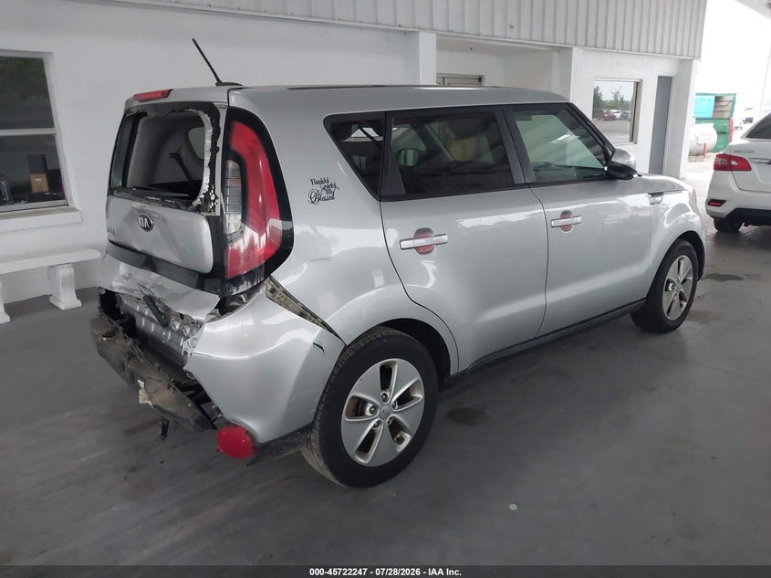 Vin: kndjn2a25g7824384, lot: 46220929, kia soul 20164