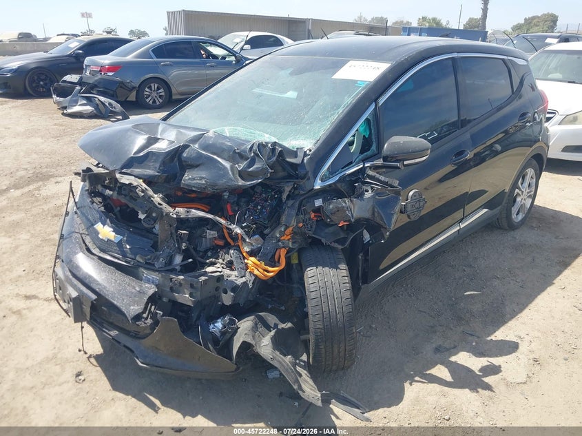 Vin: 1g1fy6s01m4107939, lot: 46220930, chevrolet bolt ev fwd lt 20212
