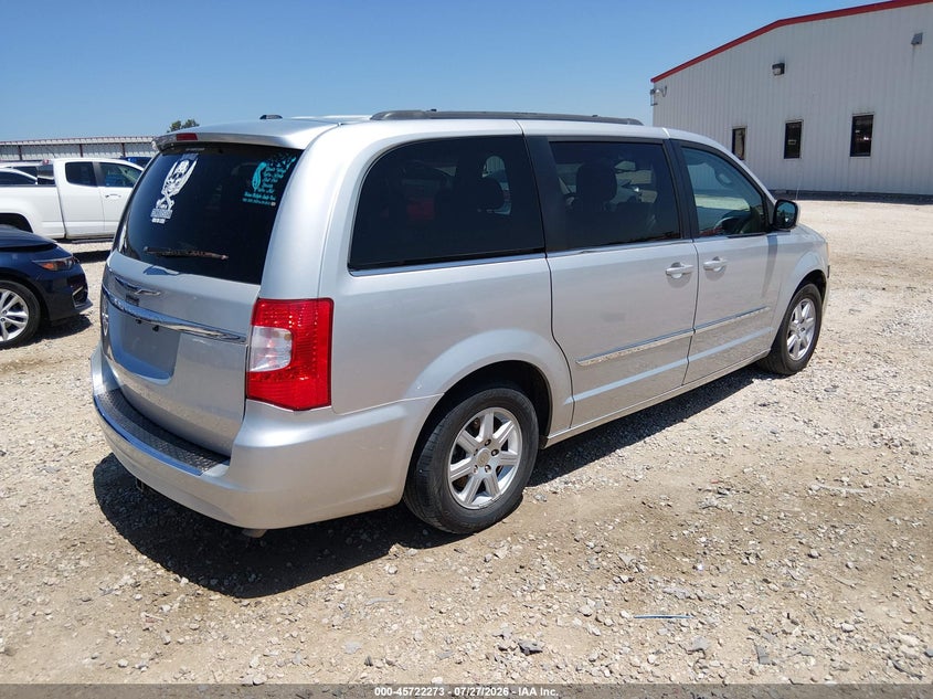 Vin: 2c4rc1bg4cr386320, lot: 46220955, chrysler town & country touring 20124