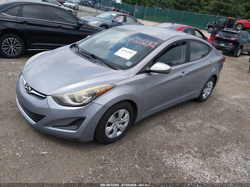 Vin: 5npdh4ae1gh713739, lot: 46220964, hyundai elantra se 20162