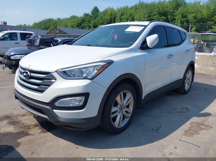 Vin: 5xyzu3la6dg117258, lot: 46220972, hyundai santa fe sport 2.0t 20132