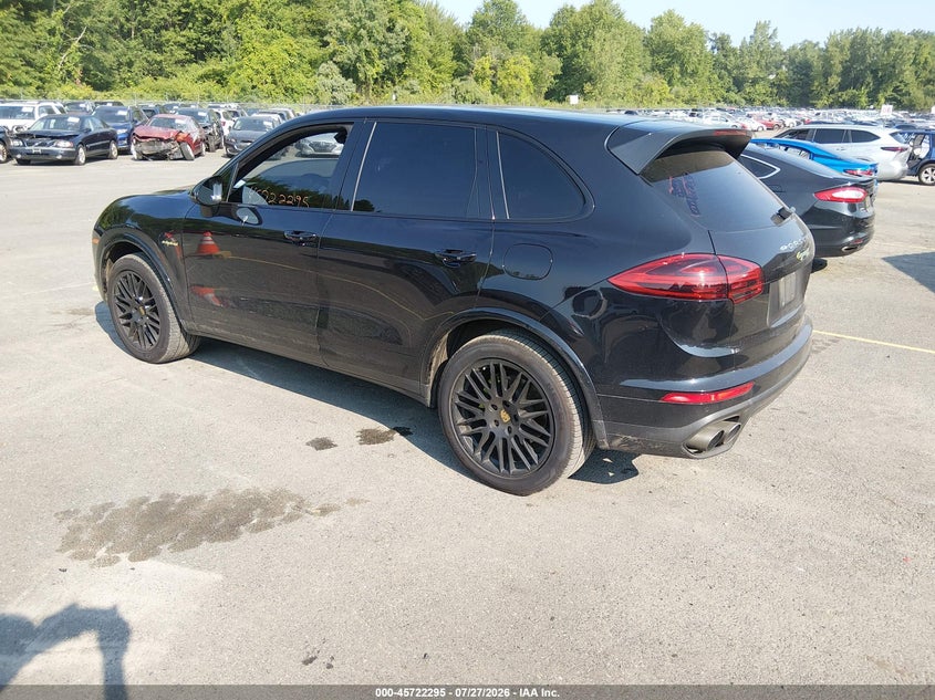 Vin: wp1ae2a20hla70866, lot: 46220977, porsche cayenne e-hybrid s platinum edition 20173