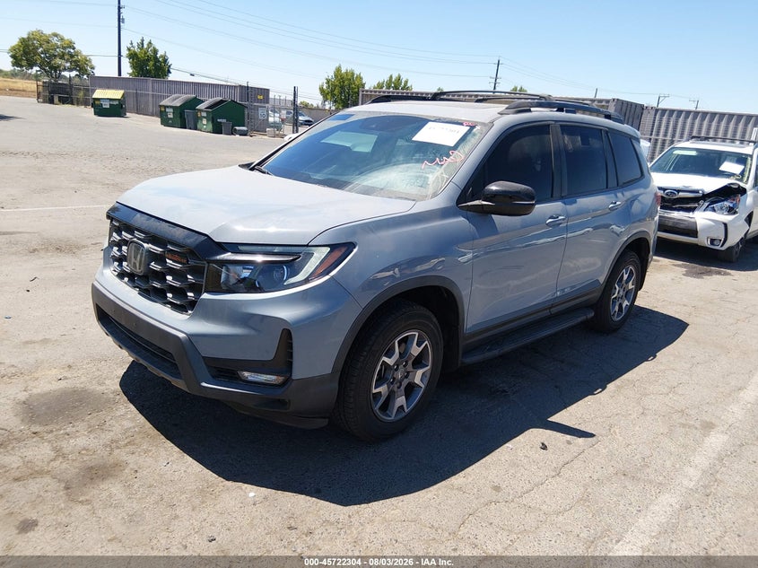 Vin: 5fnyf8h6xnb003196, lot: 46220986, honda passport awd trailsport 20222