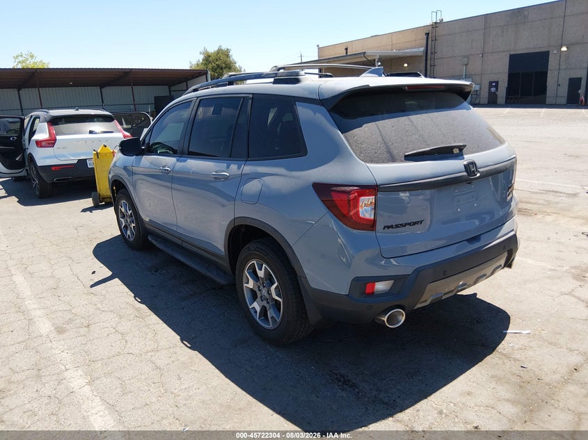Vin: 5fnyf8h6xnb003196, lot: 46220986, honda passport awd trailsport 20223