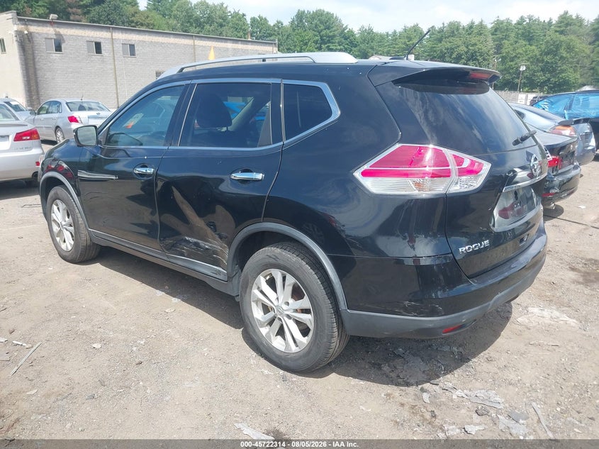 Vin: knmat2mv0gp630437, lot: 46220996, nissan rogue sv 20163