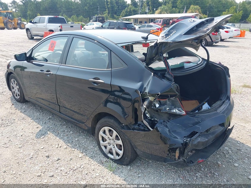 Vin: kmhct4ae2du565625, lot: 46221008, hyundai accent gls 20133