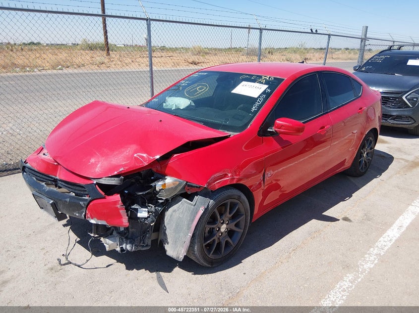 Vin: 1c3cdfaa8gd750605, lot: 46221033, dodge dart se 20162