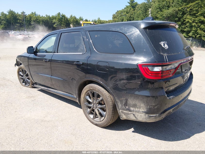 Vin: 1c4rdjag5kc634029, lot: 46221045, dodge durango sxt awd 20193