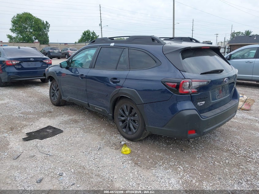 Vin: 4s4btalcxs3320418, lot: 46221078, subaru outback onyx edition 20253