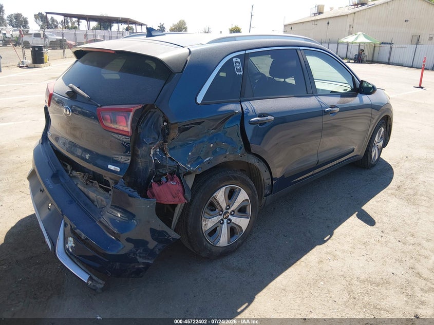 Vin: kndcb3lc6j5200755, lot: 46221084, kia niro lx 20184
