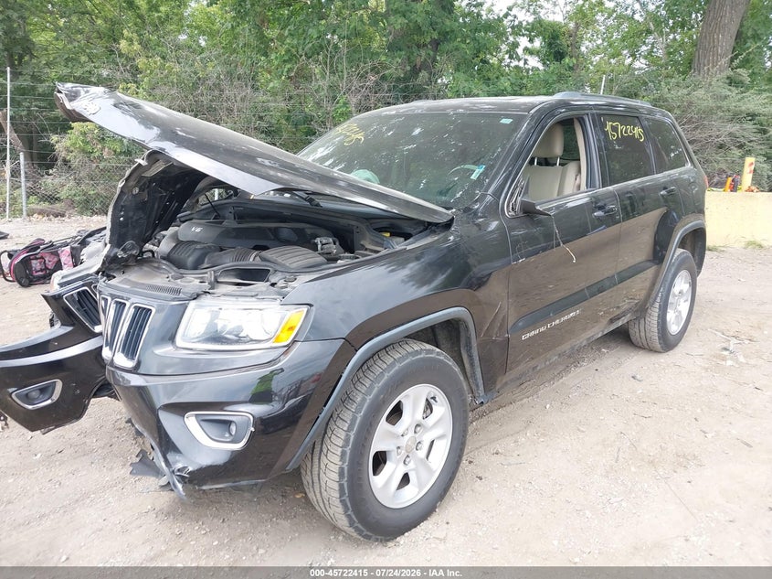 2014 Jeep Grand Cherokee, Front End, IAAI, VIN 1C4RJFAGXEC240617 — photo 2