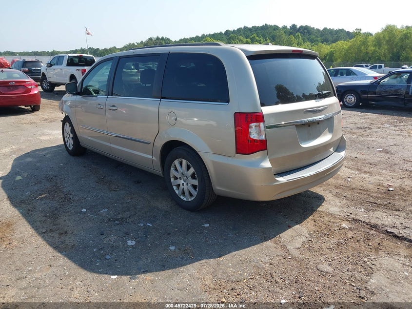 Vin: 2c4rc1bg5cr382860, lot: 46221111, chrysler town & country touring 20123