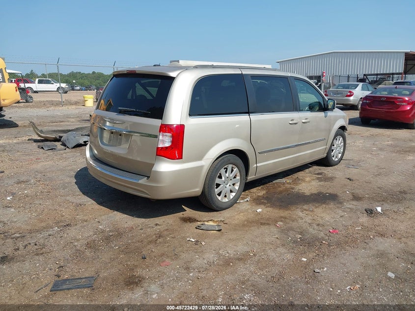 Vin: 2c4rc1bg5cr382860, lot: 46221111, chrysler town & country touring 20124