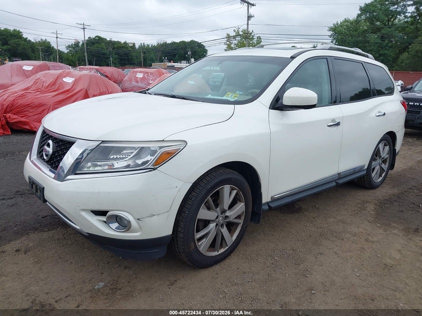Vin: 5n1ar2mm4fc715966, lot: 46221116, nissan pathfinder platinum 20152